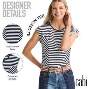 Cabi Illusion Tee - Spring “23 Collection: SIZE MEDIUM, NWT #6337